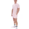 Hellrosa „Sunny Essential“-T-Shirt