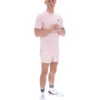 Hellrosa „Sunny Essential“-T-Shirt