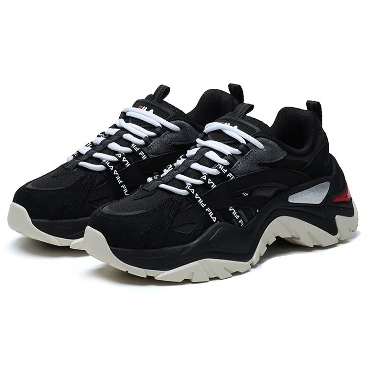 Heritage-FHT Low Chunky Sneaker GS Schwarz