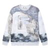 HERITAGE-Kollektion THE GREAT MATISSE-Thema F-Box-Logo-Sweatshirt „White Multi-Color“