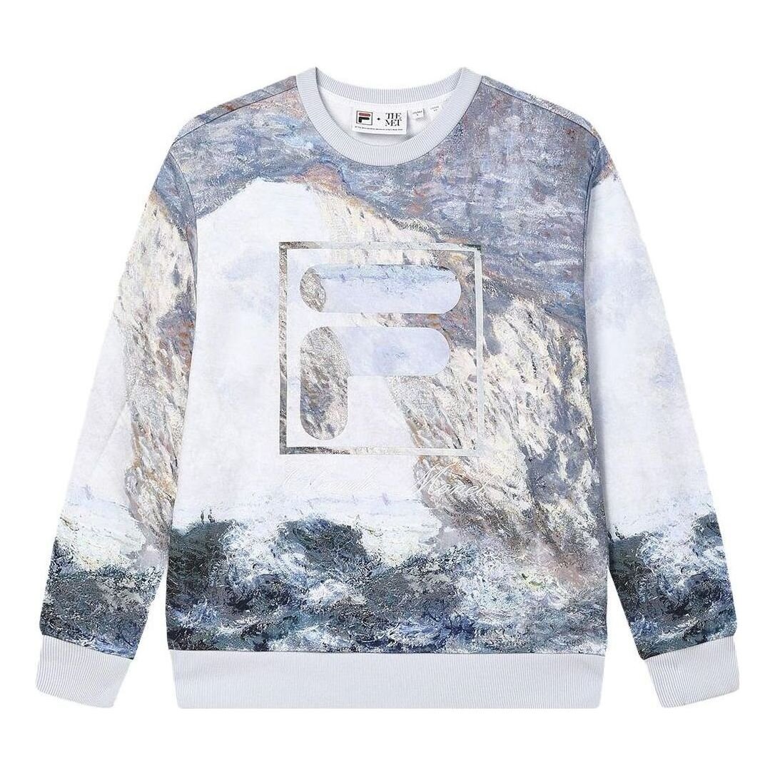 HERITAGE-Kollektion THE GREAT MATISSE-Thema F-Box-Logo-Sweatshirt „White Multi-Color“