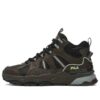 High-Top-Retro-Schuhe „Schwarz-Braun“