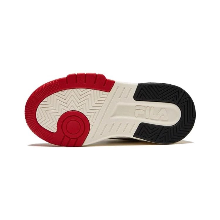High-Top-Skateschuhe „Weiß Schwarz Rot“