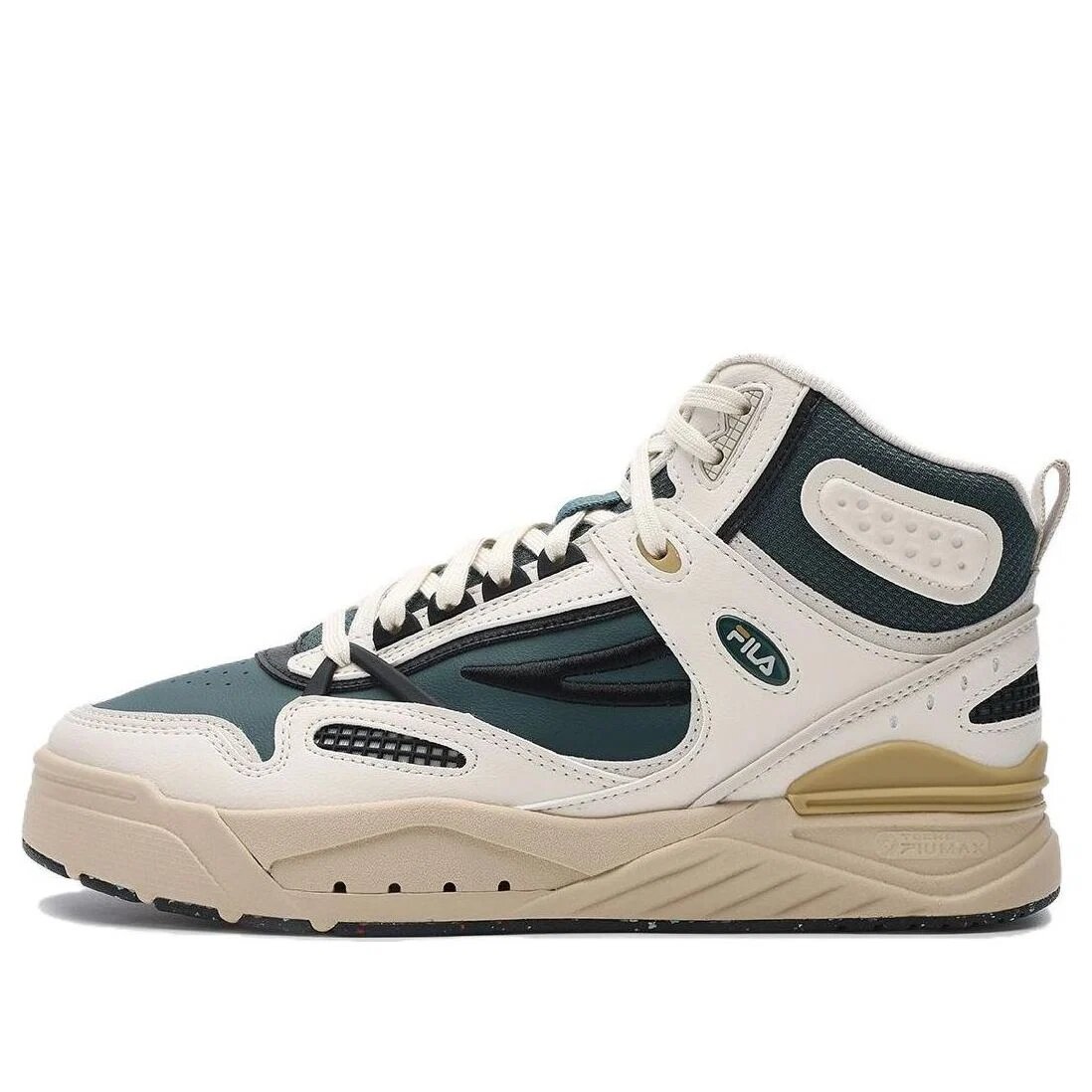 High-Top-Sneaker „White Green“