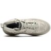 Hohe Retro-Basketballschuhe Grau
