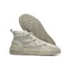 Hohe Retro-Basketballschuhe Grau