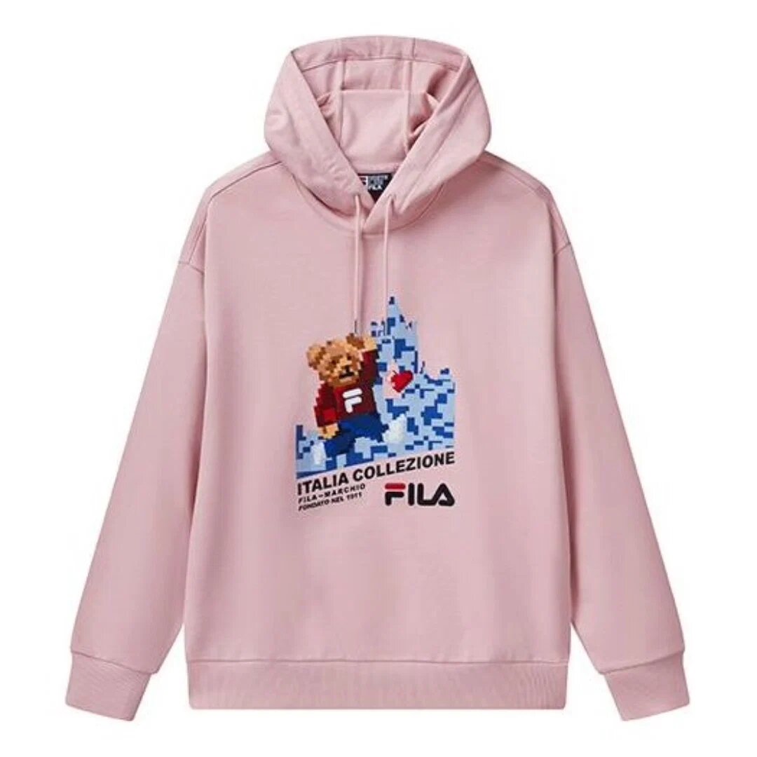 Hoodie mit Grafik „Pink“