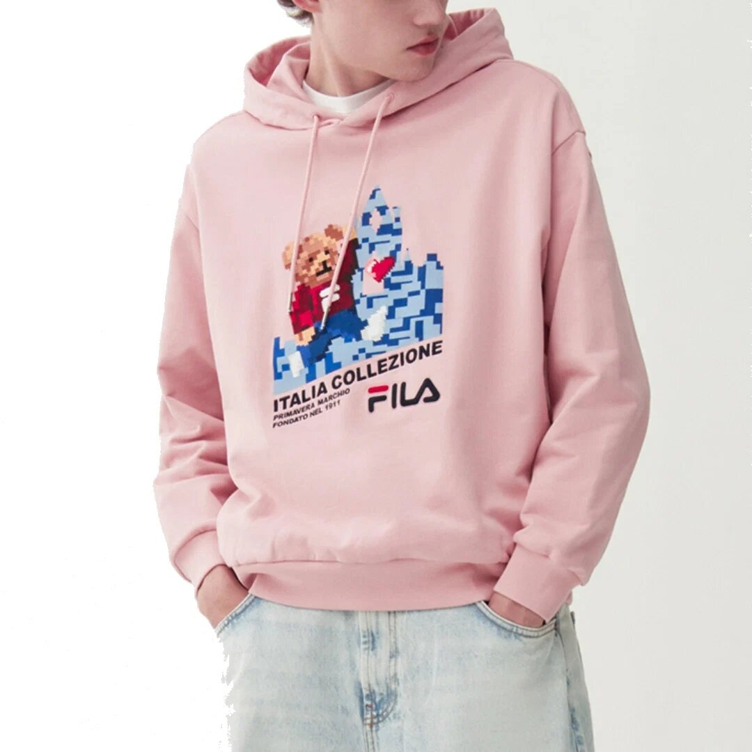 Hoodie mit Grafik „Pink“