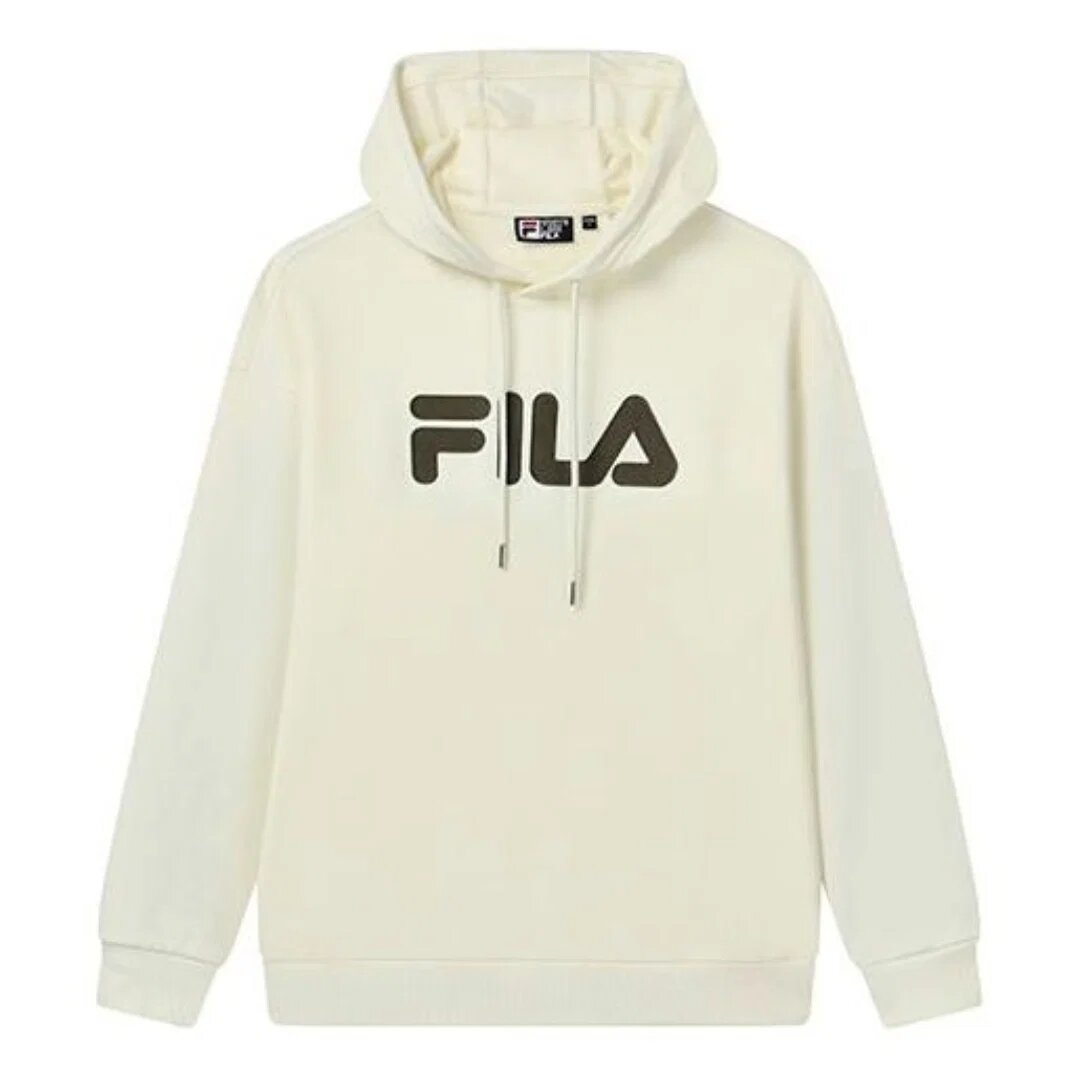 Hoodie mit klassischem Logo „Weiß-Schwarz“