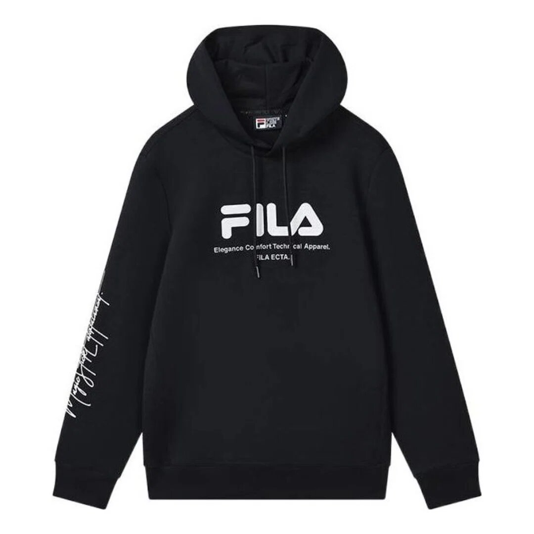 Hoodie mit Logo-Grafik „Schwarz-Weiß“