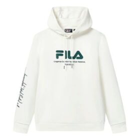Hoodie mit Logo-Grafik „Weiß-Grün“