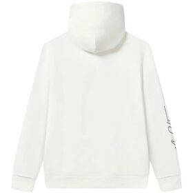 Hoodie mit Logo-Grafik „Weiß-Grün“