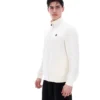 Jacke in Kokosmilch mit Hanay-Prägung und Rautenmuster