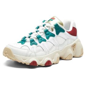 Jagger Retro-Laufschuhe Ginger Man Weiß/Braun