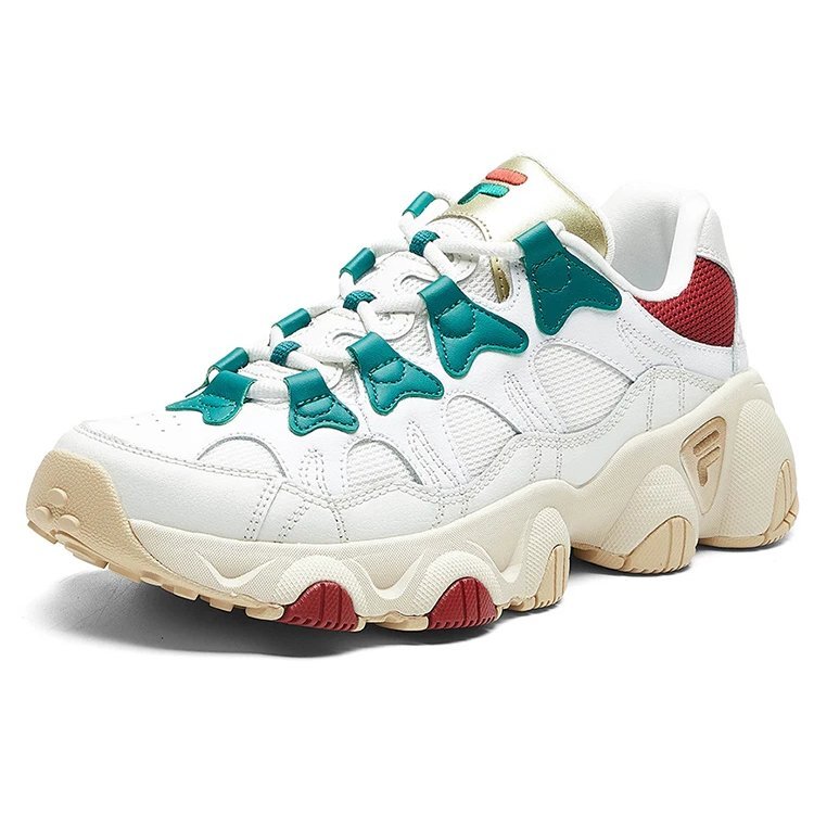 Jagger Retro-Laufschuhe Ginger Man Weiß/Braun