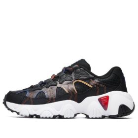 Jagger Retro-Laufschuhe Schwarz/Orange
