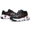 Jagger Retro-Laufschuhe Schwarz/Orange