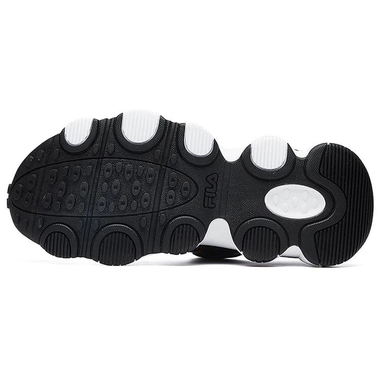 Jagger Retro-Laufschuhe Schwarz/Orange