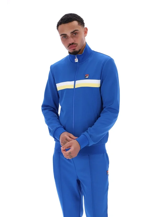 Jason Colour Block Trainingsjacke in „Turkish Sea“