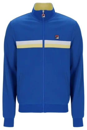 Jason Colour Block Trainingsjacke in „Turkish Sea“
