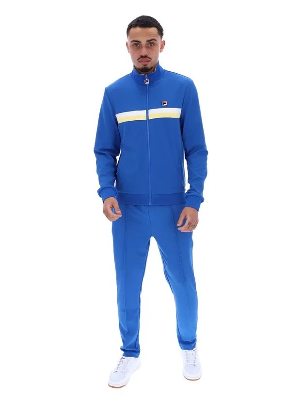 Jason Colour Block Trainingsjacke in „Turkish Sea“