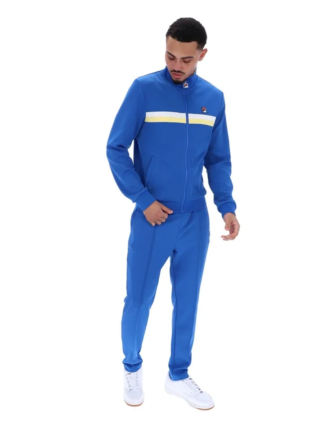 Jason Colour Block Trainingsjacke in „Turkish Sea“