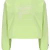 Jorie Wide Sweatshirt mit Rundhalsausschnitt in Shadow Lime