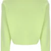Jorie Wide Sweatshirt mit Rundhalsausschnitt in Shadow Lime