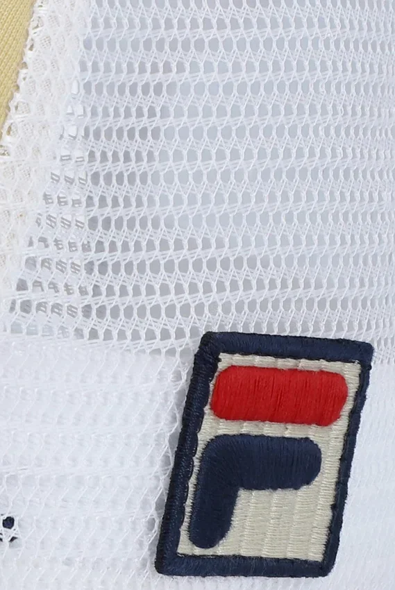 Klassische beige Addie Slogan Neopren-Kappe mit Mesh-Rückseite