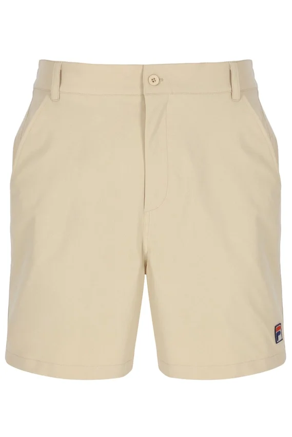 Klassische beige Caruso-Chino-Shorts
