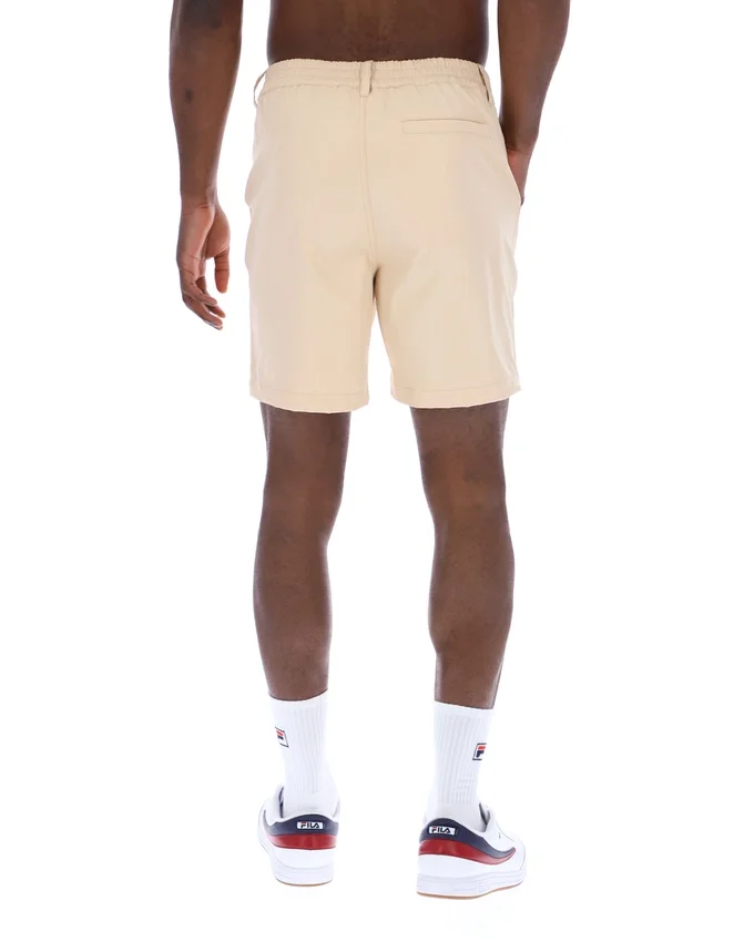 Klassische beige Caruso-Chino-Shorts