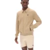 Klassische beige Francesco-Wildlederjacke