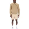 Klassische beige Francesco-Wildlederjacke