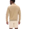 Klassische beige Francesco-Wildlederjacke