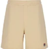 Klassische beige Vico-Fleece-Shorts