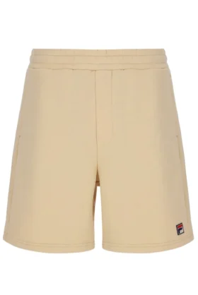 Klassische beige Vico-Fleece-Shorts