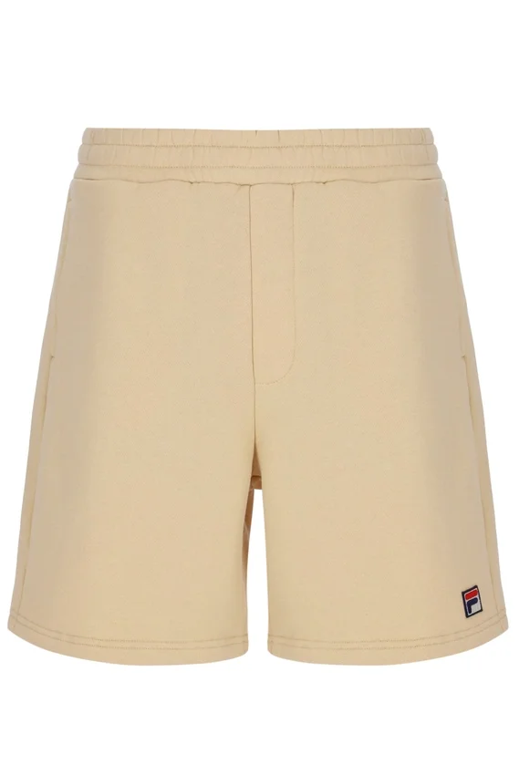 Klassische beige Vico-Fleece-Shorts