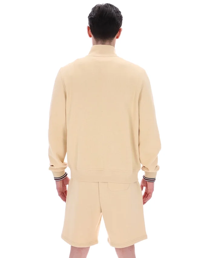 Klassische beige Vico-Fleece-Shorts