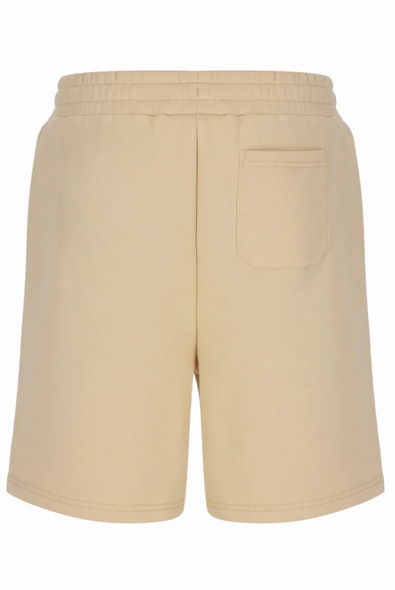Klassische beige Vico-Fleece-Shorts