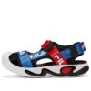 Klassische Sandalen „Schwarz Blau Rot“