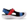 Klassische Sandalen „Schwarz Blau Rot“