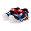 Klassische Sandalen „Schwarz Blau Rot“