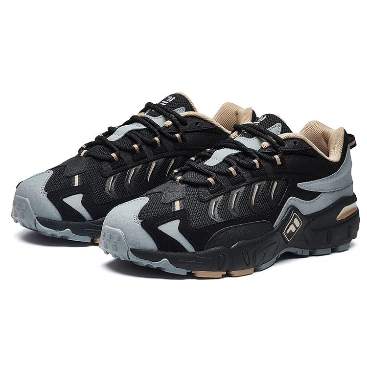 Klassische Sportschuhe Schwarz/Grau