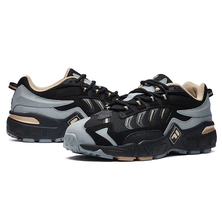 Klassische Sportschuhe Schwarz/Grau