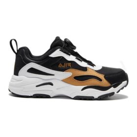 Klassische Sportschuhe „Schwarz Weiß Gold“