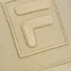 Klassisches Beige – Turo Large F-Box, farblich abgestimmte, bestickte Kappe aus Wildleder mit Mesh-Rückseite