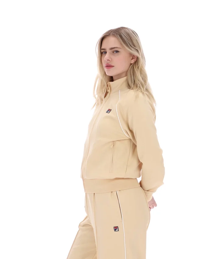 Klassisches beiges Diano-Trainingsjacke