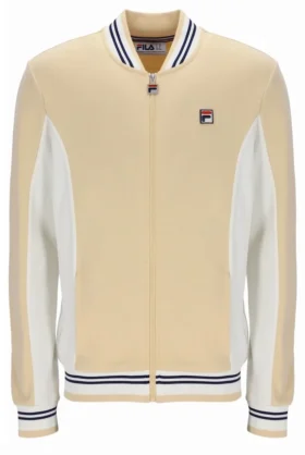 Klassisches beiges Settanta Baseball-Trainingsjacke