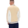 Klassisches beiges Settanta Baseball-Trainingsjacke