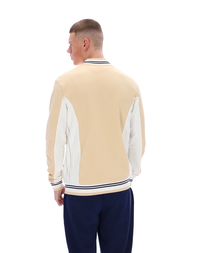 Klassisches beiges Settanta Baseball-Trainingsjacke